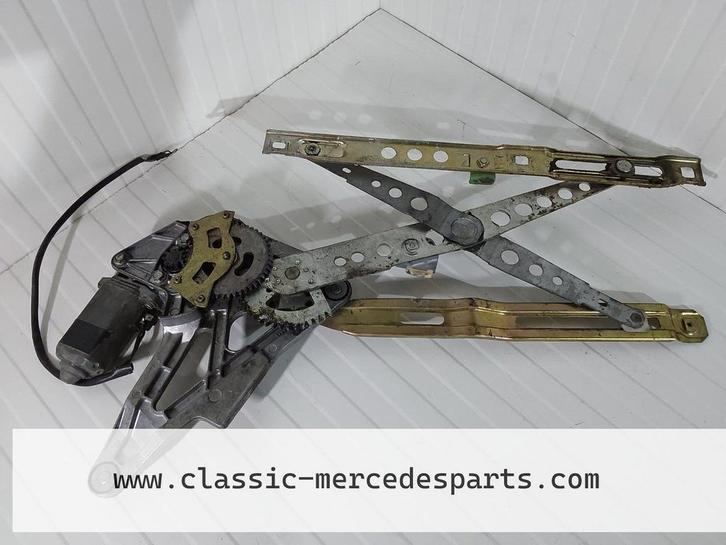 Raammechanisme met motor Mercedes W126 SEC linksvoor, Auto-onderdelen, Ruiten en Toebehoren, Mercedes-Benz, Gebruikt, Ophalen of Verzenden