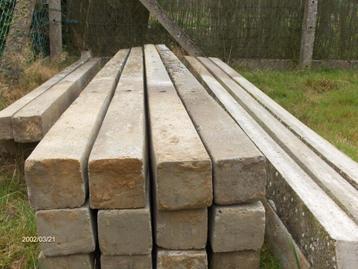 16 Betonnen weide palen 270 cm en 5 strevers, Enlèvement, Comme neuf, 250 cm ou plus, Poteaux