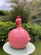 (Tuin)Beeld Dikke gladde kip, tuin, vijver, zwembad 58cm, Tuin en Terras, Ophalen of Verzenden, Nieuw, Kunststof, Dierenbeeld