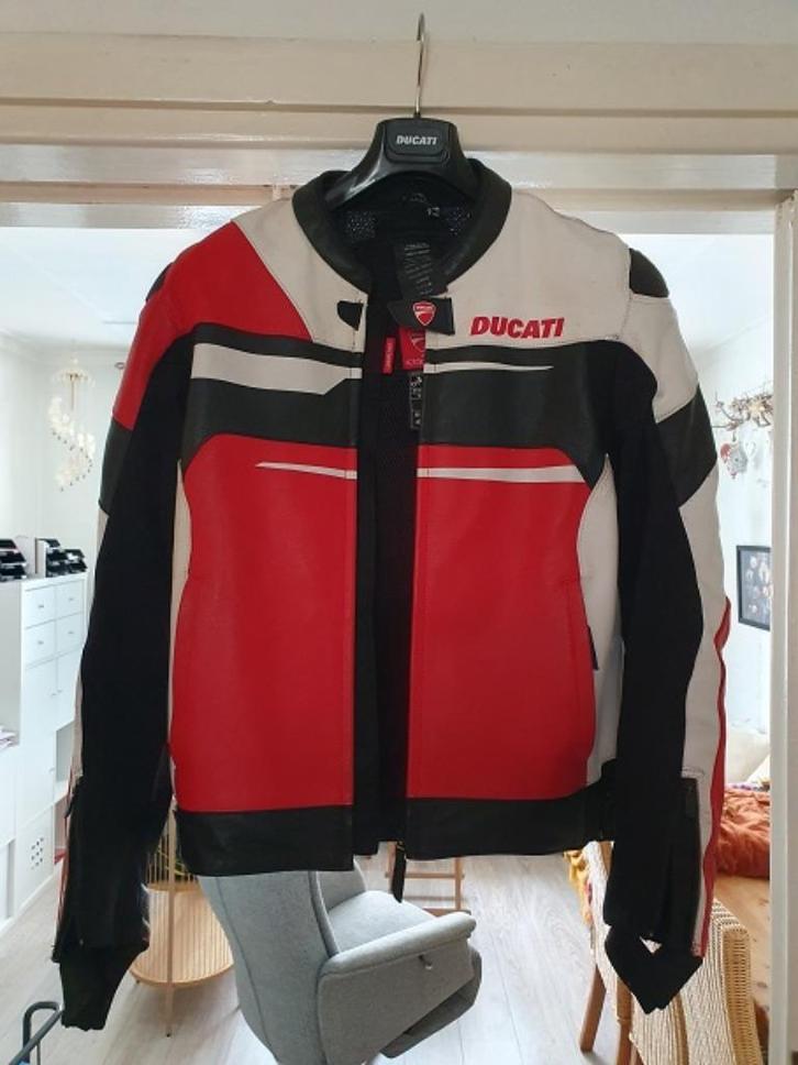 Ducati leren jas Alpinestars Speed Evo C1 z.g.a.n. maat 52, Motoren, Kleding | Motorkleding, Jas | leer, Heren, Ophalen