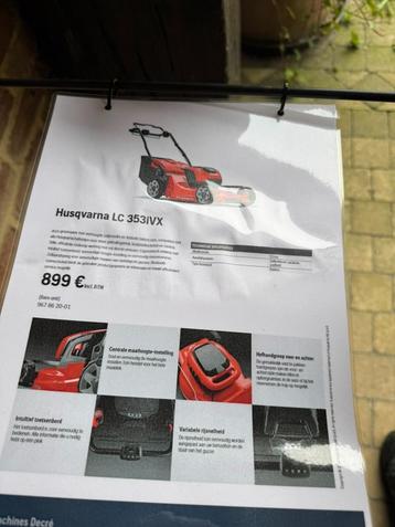 nieuwe grasmaaier op accu Husqvarna  beschikbaar voor biedingen