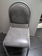 2 stoelen, grijze tinten, ideaal voor in een keuken, Huis en Inrichting, Stoelen, Ophalen, Gebruikt, Twee, Overige kleuren