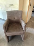 Alcantara 6 stoelen te koop, Huis en Inrichting, Stoelen, Ophalen, Overige materialen, Stoelen, Bruin