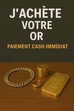 ️ ⭐ RACHAT D’OR – PAIEMENT CASH IMMÉDIAT ⭐, Enlèvement, Comme neuf, Or, Or
