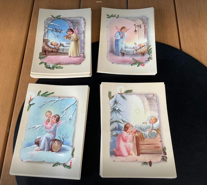 Prachtige bundel (25st)onbeschreven Kerst- Nieuwjaars krtjs, Diversen, Kerst, Ophalen of Verzenden