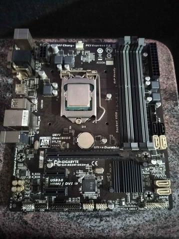 Gigabyte B85M D53H met een i3 4170 beschikbaar voor biedingen