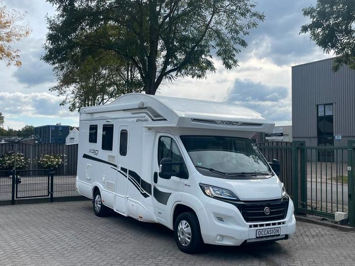 Zeer nette fiat dynamic xgo 22p bj 2019, Caravans en Kamperen, Mobilhomes, Particulier, tot en met 4, Half-integraal, Fiat, Fiat
