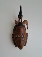 African Guro Mask sculpté et peint à la main, Enlèvement ou Envoi