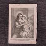 Oud bidprentje uit Bergen, Verzamelen, Ophalen of Verzenden, Bidprentje