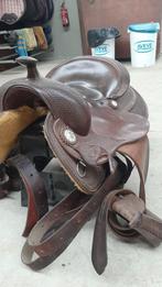 West Coast Reiner westernzadel round skirt, full quarter 17", Ophalen, Gebruikt, Western