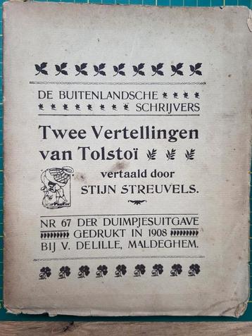 Duimpjesuitgave 67 - Streuvels - 2 vertellingen van Tolstoï beschikbaar voor biedingen