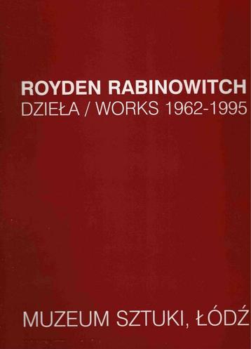 Royden Rabinowitch - Dziela / Works 1962-1995 beschikbaar voor biedingen