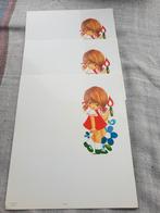 3 retro onbeschreven communiekaartjes - meisje, Verzamelen, Ophalen of Verzenden