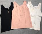 3 topjes mt 134, Kinderen en Baby's, Kinderkleding | Maat 134, Ophalen of Verzenden, Zo goed als nieuw, Meisje, Shirt of Longsleeve