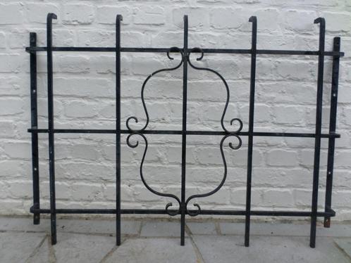 Raambescherming draadomheining grill zwart smeedijzer, Tuin en Terras, Tuinhekken en Hekwerk, Gebruikt, Overige typen, IJzer, Ophalen of Verzenden