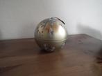 Kerstbal in goud/veelkleurig metaal (Yves Rocher) 11 cm, Verzenden, Zo goed als nieuw