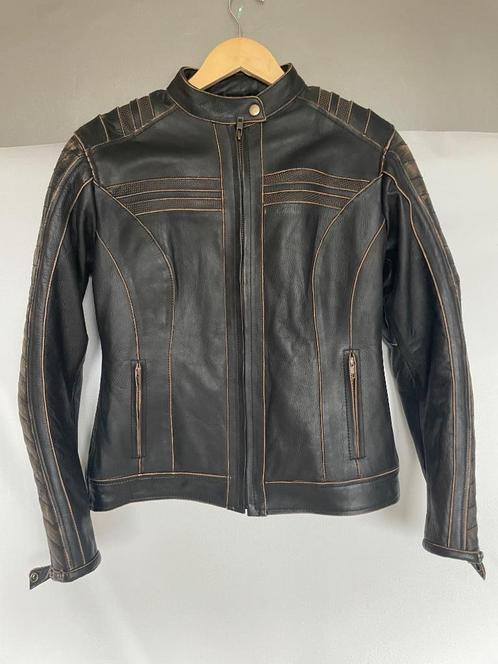 Veste de moto neuve pour femme style vintage, Motoren, Kleding | Motorkleding, Jas | leer, Dames, Nieuw zonder kaartje, Ophalen of Verzenden