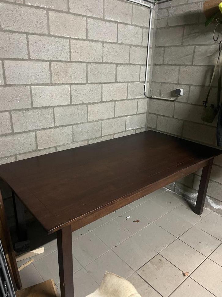 table en chêne, Huis en Inrichting, Tafels | Eettafels, Gebruikt, 100 tot 150 cm, 200 cm of meer, Vijf personen of meer, Rechthoekig