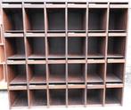 Meuble 24 casiers brun foncé, Maison & Meubles, Accessoires pour la Maison | Porte-bouteilles, Enlèvement, Utilisé