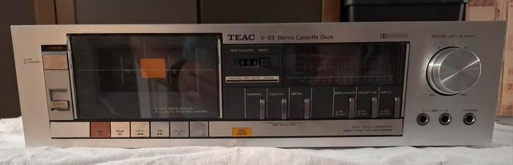 Deck cassette Teac V-33, Audio, Tv en Foto, Cassettedecks, Ophalen of Verzenden