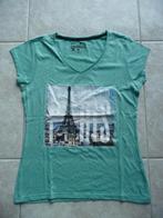 T-shirt Atmosphere print Paris, Maat 38/40 (M), Atmosphere, Blauw, Ophalen of Verzenden