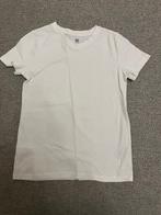 T-shirt Hema wit v-hals maat 134 wit, Meisje, Ophalen of Verzenden, Zo goed als nieuw, Shirt of Longsleeve