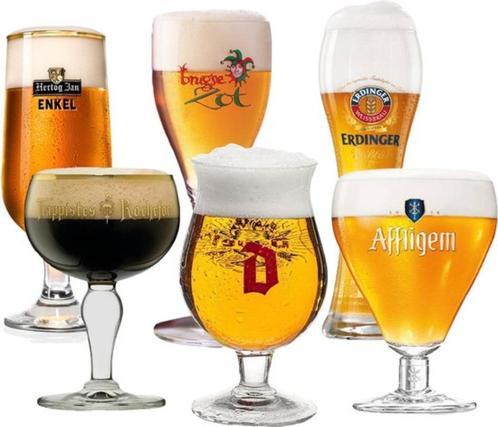 Bierglazen - 41 sets !!!!!!, Verzamelen, Glas en Drinkglazen, Nieuw, Bierglas, Ophalen