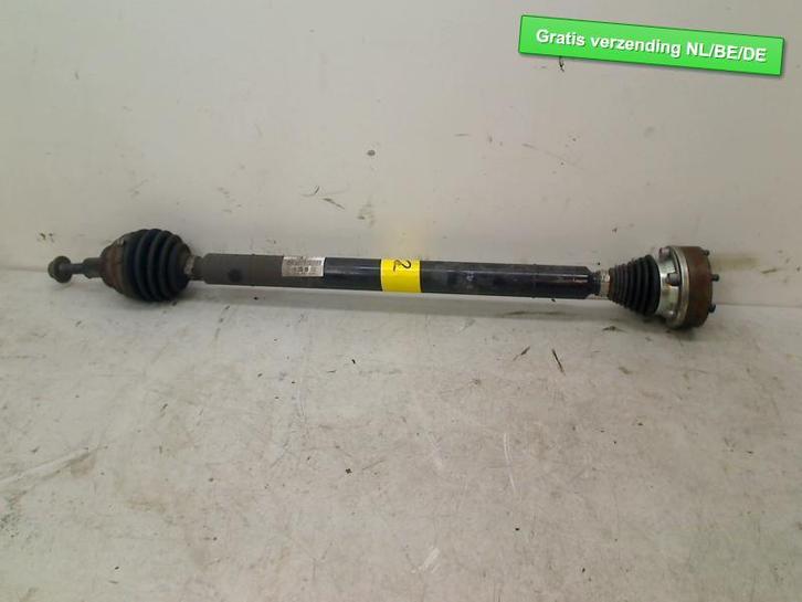 AANDRIJFAS RECHTS golf 6 7 Golf VII (AUA) (1K0407272B), Auto-onderdelen, Remmen en Aandrijving, Volkswagen, Gebruikt