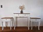 Set van 3 kastjes.  2 nachtkastjes en 1 side table, Ophalen, Gebruikt
