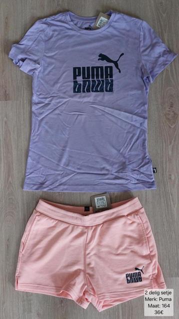 2 delig setje meisje: Puma maat 164 (NIEUW + LABEL) beschikbaar voor biedingen