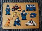 Oude houten kinderpuzzel, thema politie, prima staat, Collections, Jouets, Enlèvement ou Envoi, Utilisé