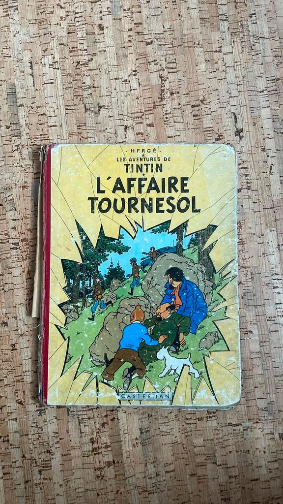 Tintin - L’affaire Tournesol - B20 1956, Boeken, Stripverhalen, Ophalen of Verzenden