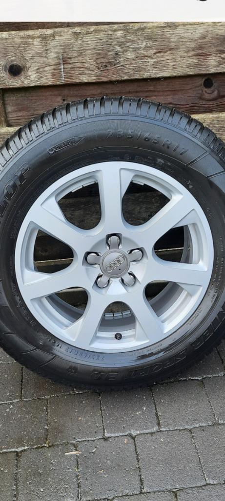 Aluvelgen 17 inch Audi Q5, Auto-onderdelen, Banden en Velgen, Banden en Velgen, Winterbanden, 17 inch, 235 mm, Personenwagen, Gebruikt