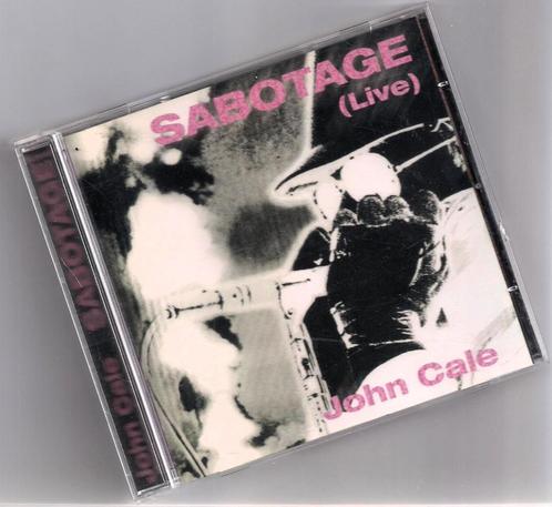 JOHN CALE Sabotage (Live) CD VELVET UNDERGROUND, Cd's en Dvd's, Cd's | Rock, Zo goed als nieuw, Alternative, Ophalen of Verzenden