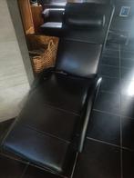 Echt lederen electrische loungezetel, Huis en Inrichting, Ophalen, Zo goed als nieuw, Leer