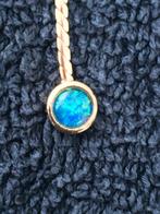 Collier triplet Coober Pedy Opal en or 14 carats rempli 40, Neuf, Enlèvement ou Envoi, Or, Avec pendentif