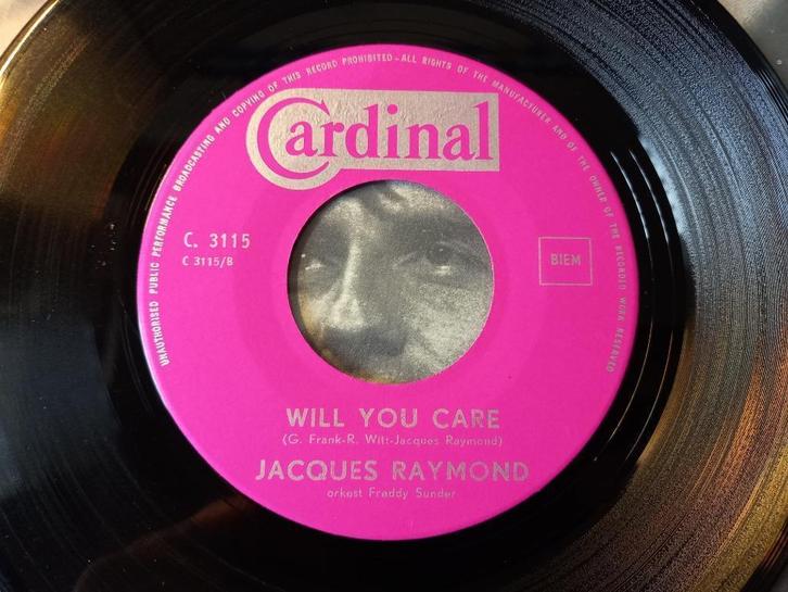 Jacques Raymond ‎– Will You Care 'Popcorn Oldie '7, Cd's en Dvd's, Vinyl Singles, Zo goed als nieuw, Single, Pop, 7 inch, Ophalen of Verzenden