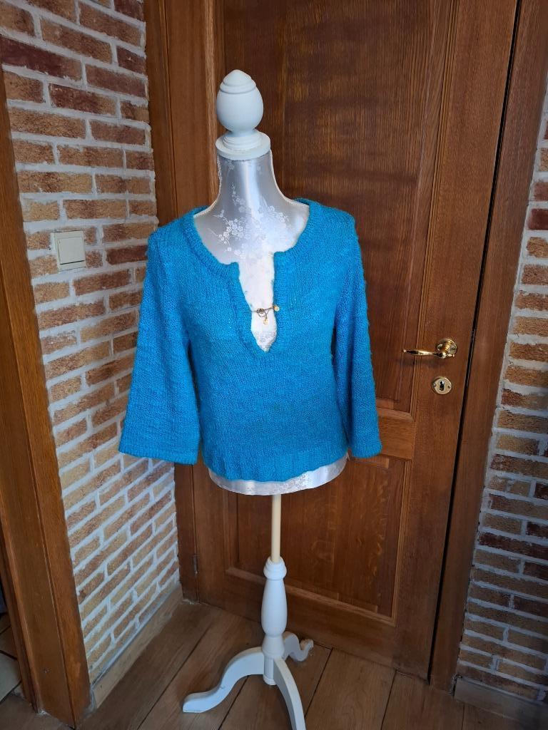 pull turquoise Zara, Zara, Enlèvement, Comme neuf, Autres couleurs