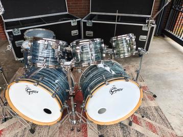 Te Koop Gretsch dubbel kick drumstel, Enlèvement, Comme neuf, Pearl