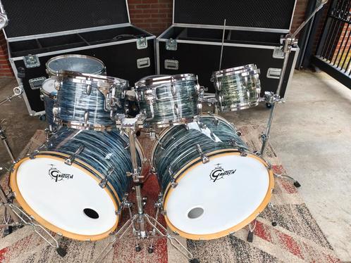 Te Koop Gretsch dubbel kick drumstel, Muziek en Instrumenten, Drumstellen en Slagwerk, Zo goed als nieuw, Pearl, Ophalen