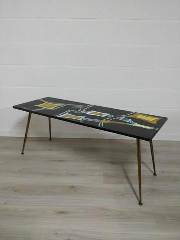 Vintage midcentury salontafel  | sidetable  beschikbaar voor biedingen