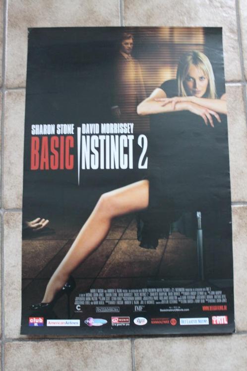 filmaffiche Basic Instinct 2 Sharon Stone filmposter, Verzamelen, Posters, Zo goed als nieuw, Film en Tv, A1 t/m A3, Rechthoekig Staand