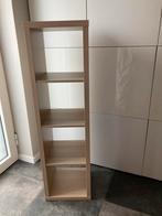 Ikea Kallax kast 1x4 vakken wit gelazuurd eikeneffect, Huis en Inrichting, Kasten | Boekenkasten, Ophalen, Zo goed als nieuw