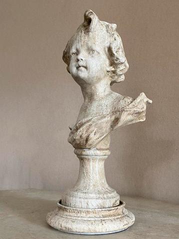 Buste borstbeeld beeld putti statue decoratie interieur beschikbaar voor biedingen
