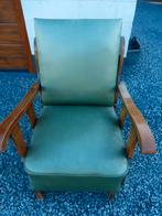 Ancien fauteuil faisant relax ! ! couleur vert, Antiquités & Art, Enlèvement