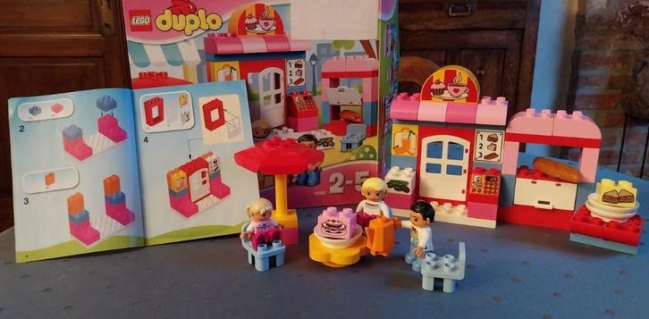 Duplo 10587 – Café met terras, Kinderen en Baby's, Speelgoed | Duplo en Lego, Zo goed als nieuw, Duplo, Complete set, Ophalen of Verzenden
