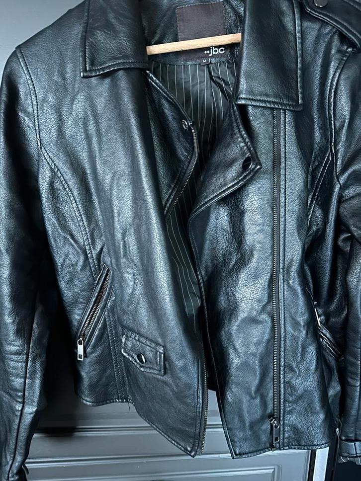 Lederlook jasje medium, Vêtements | Hommes, Vestes | Été, Comme neuf, Enlèvement ou Envoi