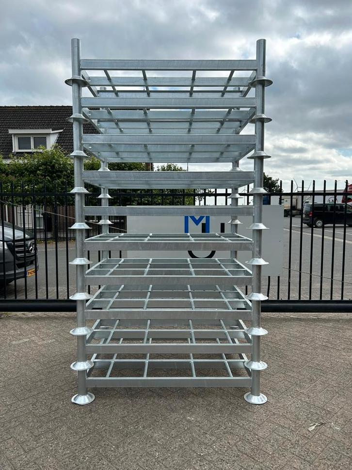 Stapelrek/stapelrack/stapelrekken verzinkt 1370x1000MM, Articles professionnels, Aménagement de Bureau & Magasin | Entrepôt, Rayonnage & Stockage
