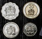setje van 4 munten Jamaica 20 dollar, 10 dollar, 5 dollar, 1, Verzenden, Setje