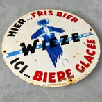 Van roy wieze emaille bord, Verzamelen, Ophalen of Verzenden, Gebruikt, Reclamebord